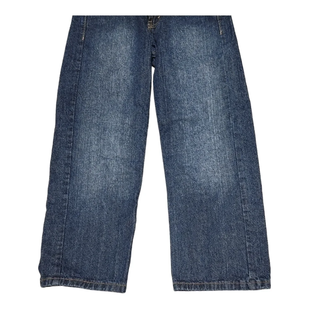 LEVI'S Boy's 550 Relaxed Fit Darkwash Denim Blue Jeans, size 8